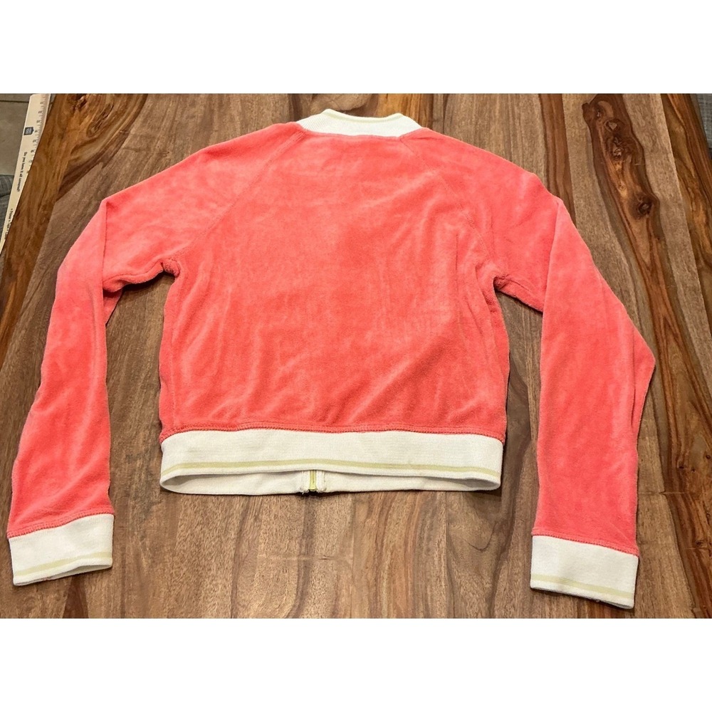 Victoria's Secret Pink Terrycloth Full Zip Y2K Jacket Women's Small - Picture 8 of 14